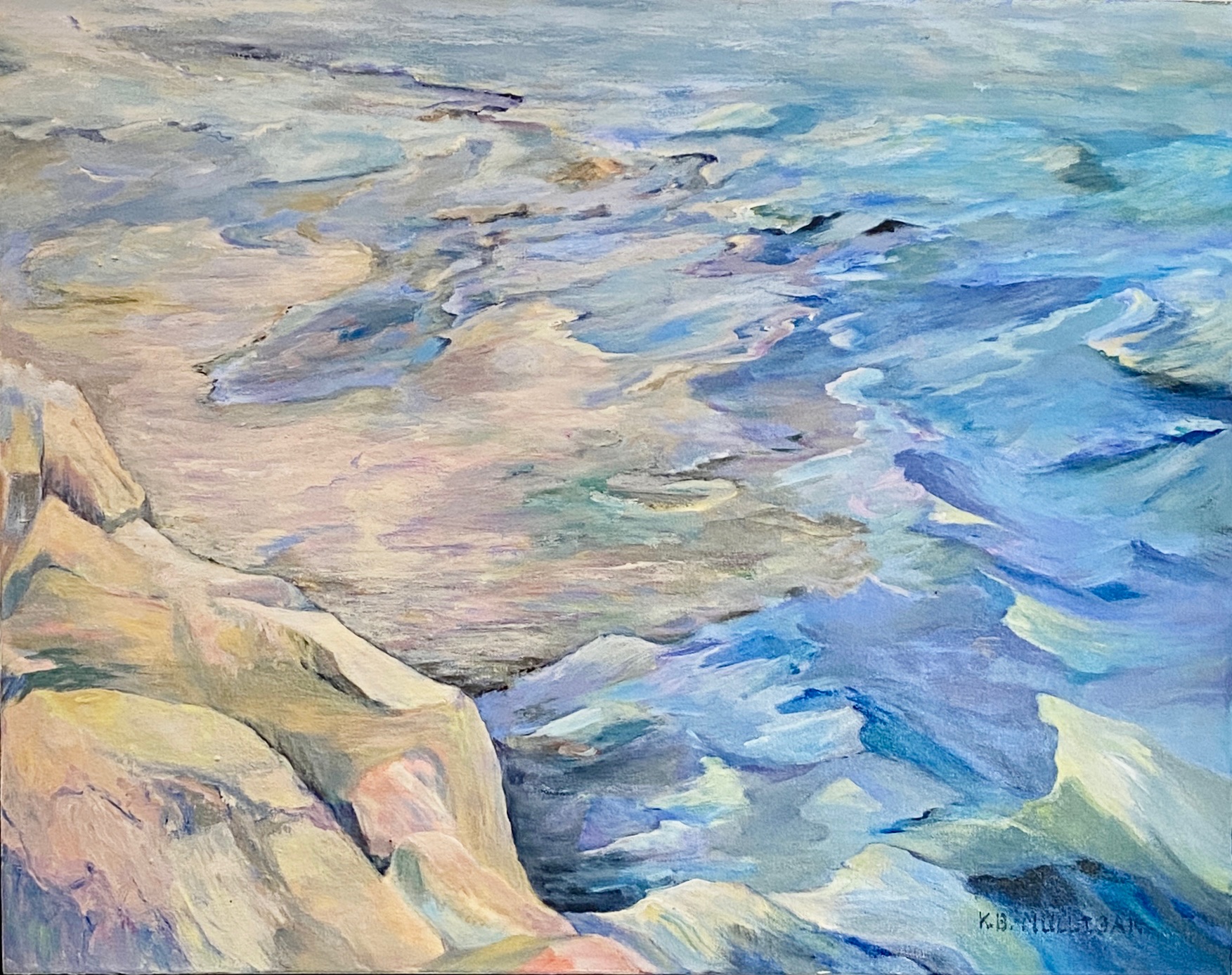 acrylic painting on canvas